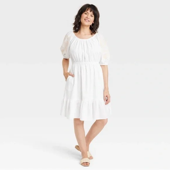 knox rose embroidered dress FARM Rio Black and White Embroidered Toucan Euroflax Premium Linen Sleeveless Maxi Dress, Black and White / XS main image 1